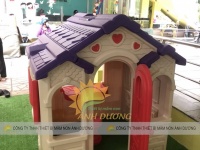 Nhà chơi cổ tích hình ngôi nhà, nhà chơi cổ tích mầm non