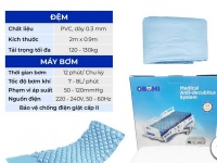 Thiết bị y tế 4H. Đệm chống loét OROMI HF608
