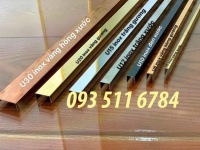 Nẹp U inox bóng nẹp trang trí V inox xước Nẹp nhôm NCP8