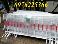 Hàng rào sắt di động - Xưởng sản xuất hàng rào di động Bền, đẹp, giá rẻ