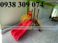 Cầu trượt trẻ em mầm non, cầu trượt hồ bơi giá rẻ