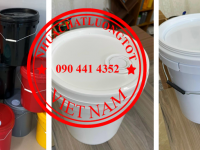 Sỉ lẻ thùng nhựa 10 lít đựng dầu nhờn, vỏ thùng sơn 12 lít, thùng nhựa 16L
