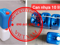 Can nhựa 30 lít vuông đựng hóa chất nguy hại, axit độc hại 