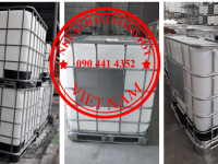 Bồn nhựa IBC 1000 lít khung thép chắc chắn, mới 100%