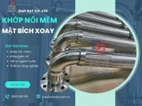 Khớp nối mềm/ Khớp nối mềm inox nối ren/ Khớp nối mềm giảm chấn