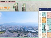 Suất ngoại giao CHCC ven sông Hàn, trung tâm thành phố Đà nẵng, giá chỉ 8x triệu/m2, vừa view sông