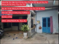Chính Chủ Bán Nhà Cấp 4 Có Gác Lửng Tại Kiệt 172 Nguyễn Công Trứ, Phường An Hải Đông, Quận Sơn Trà.
