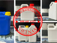 Phân phối can nhựa 0.5 lít đen, can 1 lít đựng chất tẩy, can nhựa 2 lít nắp ấn