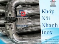 Khớp nối mềm inox 2 đầu nối ren trong sus304, ống nối mềm inox chịu nhiệt cao