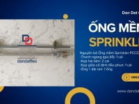 Ống mềm kết nối đầu phun Sprinkler, Khớp nối mềm PCCC, Ống mềm cấp nước đầu phun