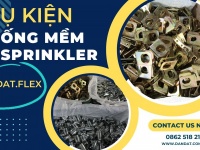 Khớp nối mềm Sprinkler, Ống mềm cấp nước đầu phun PCCC, Dây mềm chữa cháy D20