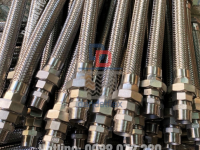 Ống mềm inox máy nén khí, Ống mềm inox 2 đầu cong, Ống mềm bọc PJ cách nhiệt