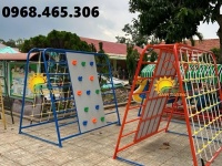 Thang leo trẻ em bằng sắt, thang leo vận động mầm non