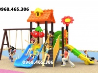 Cầu trượt xích đu trẻ em hàng nhập khẩu
