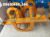 Băng ghế thể dục lắp ráp mầm non, bộ thăng bằng mầm non