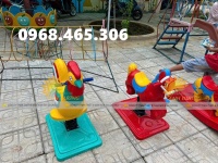 Bập bênh trẻ em hình con voi, con ngựa bằng nhựa