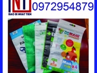 Cung cấp túi zip đựng khẩu trang, chuyên sản xuất bao bì khẩu trang