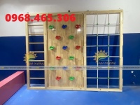 Thang leo gỗ trẻ em, thang leo trèo bằng gỗ cho bé