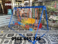 Xích đu trẻ em hình con vật, xích đu 3 con giống trẻ em