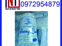 Túi PE đựng nước đá, cung cấp túi nilon đựng nước đá