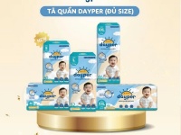 THÔNG TIN SẢN PHẨM TÃ DAYPER -  Tã/bỉm quần Dayper đủ size - Super Hive Dry mới, thấm hút gấp 6 lần