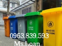 Thùng rác công nghiệp 240L đựng rác ngoài trời giá tốt/ 0963 839 593 Ms.Loan