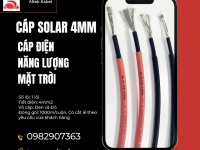 Cáp Solar 4mm Altek Kabel – Chuyên dùng cho hệ thống điện mặt trời Cáp điện mặt trời Solar 4mm² chuy