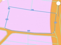 1,760m2 có 300m2 thổ cư, 2 mặt tiền đường, kích thước đẹp, đất nở hậu.