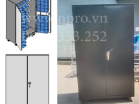 Tủ dụng cụ 2 cánh 3 ngăn 2 khay KT: ... Liên hệ  Chi tiết   Tủ đồ nghề 2 cánh 3 ngăn kéo 2 khay KT: 