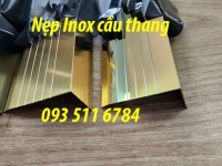 Nẹp Inox ốp cầu thang chống trượt nẹp V inox ốp gạch