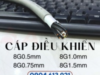 Cáp điện 8 lõi không chống nhiễu 8x0.75mm2 Altek Kabel cho hệ thống điều khiển 