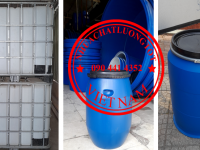 Thùng nhựa 30 lít đựng dầu, thùng phuy 50 lít đựng gạo, thùng đựng hóa chất 60 lít