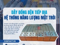 Thanh cái mềm/ Thanh nối đồng mềm/ Dây đồng bện tiếp địa có bấm cose