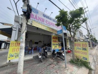 Hóc Môn ! SANG RẺ QUÁN BÁNH CANH CÁ LÓC – BÚN BÒ HUẾ , Góc 2 MT , DT : 12m  x 12m , MT đường lớn