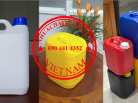 Gía can nhựa 500ml, bình nhựa 1 lít tròn, can nhựa HDPE 2 lít vuông, can nhựa 5 lít dựng thuốc tẩy