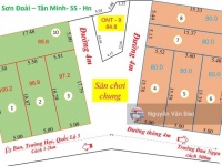 Chính chủ chuyển nhượng lô đất tại Sơn Đoài, Tân Minh, Sóc Sơn, Hà Nội,