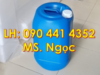 CAN HDPE ĐỰNG HÓA CHẤT CÔNG NGHIỆP ĐẬM ĐẶC: axit, kiềm, dung môi 
