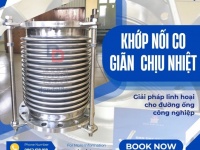 Khớp giãn nở inox/ Khớp nối giãn nở nhiệt/ Bù trừ giãn nở nhiệt/ Bù giãn nở đường hơi
