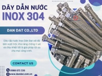 Dây dẫn nước/ Dây dẫn nước mềm inox/ Ống cấp nước nóng lạnh/ Ống dẫn nước mềm chịu nhiệt