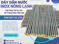 Dây dẫn nước/ Dây dẫn nước mềm inox/ Ống cấp nước nóng lạnh/ Ống dẫn nước mềm chịu nhiệt