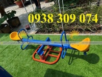 Bập bênh lò xo 2 chỗ ngồi trẻ em, bập bênh đòn trẻ em