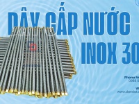 Dây dẫn nước bằng inox/ Dây dẫn nước nóng lạnh/ Ống cấp nước mềm inox