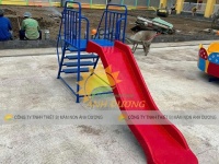 Cầu trượt máng đơn,cầu trượt máng đôi,cầu trượt con voi nhựa