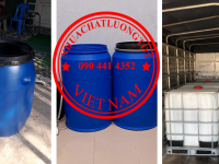 Thùng phuy 220 lít đựng kiềm, vỏ thùng phuy 200 lít, thùng nhựa 120 lít đựng hóa chất
