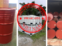 Thùng phuy sắt giá chính gốc, vỏ thùng phuy sắt đựng hóa chất nguy hại 