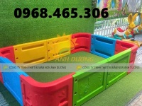 Quây bóng nhựa hình vuông, nhà banh nhựa trẻ em