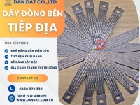Dây đồng bện công suất lớn/ Dây đồng bện tiếp địa mặt bích/ Dây đồng bện mạ thiếc 