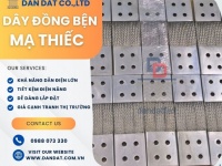 Dây đồng bện công suất lớn/ Dây đồng bện tiếp địa mặt bích/ Dây đồng bện mạ thiếc 