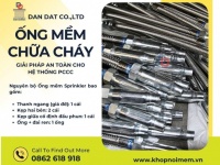 Ống mềm inox chữa cháy/ Ống nối đầu phun sprinkler/ Khớp nối mềm sprinkler PCCC