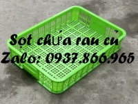 Sọt đựng rau củ trong siêu thị, sóng nhựa, bán sọt nhựa cao 10 toàn quốc